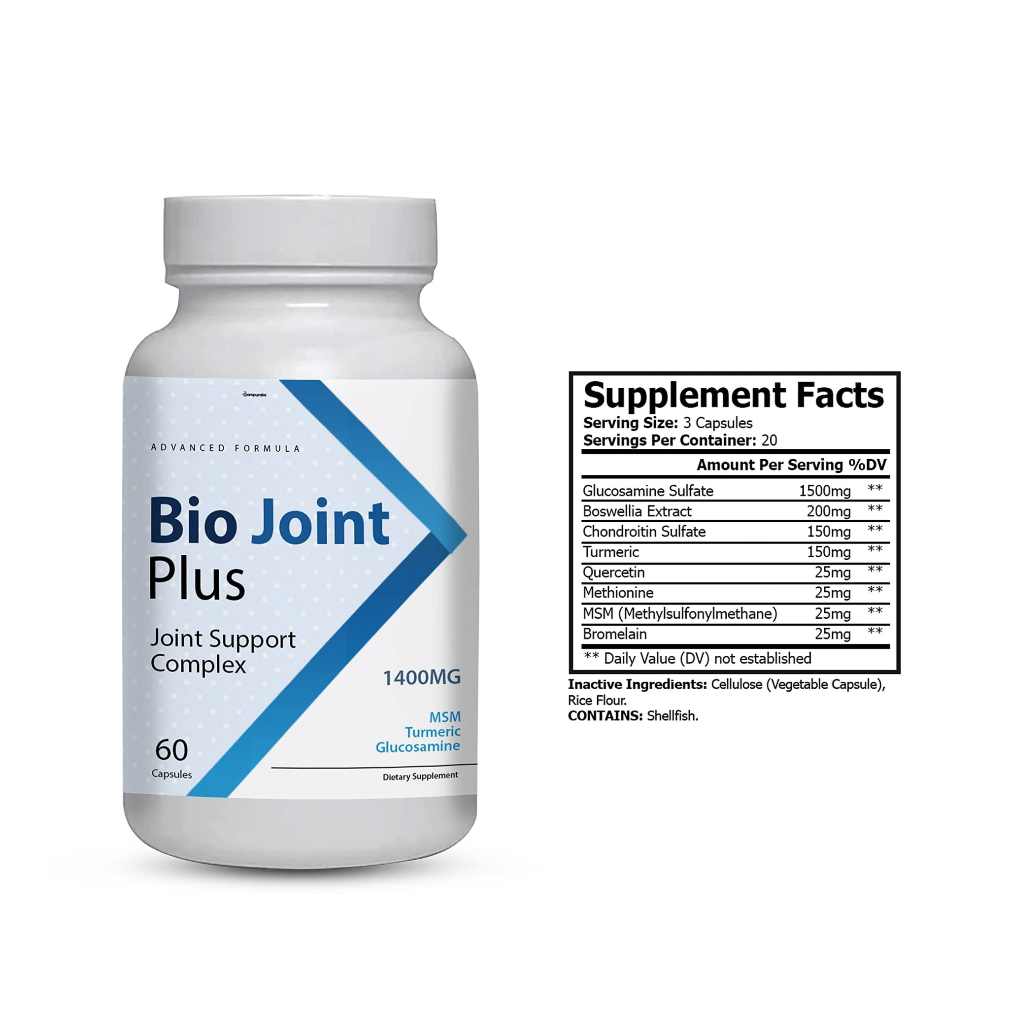 Joint Bio Plus Advanced Formula Supplement (1 Pack) 30 Days Supply - TrustMedUSA