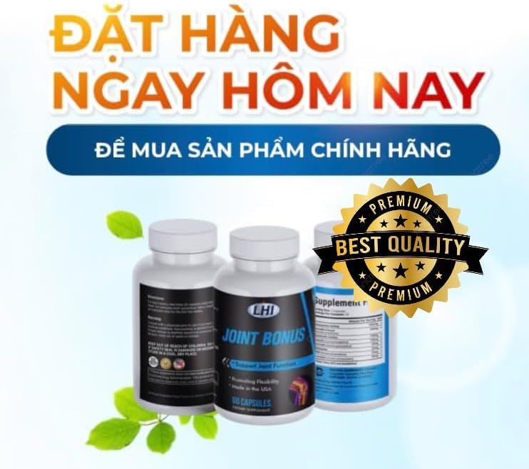 Joint Bonus Hỗ Trợ Xương Khớp (100% Authentic, Sản Phẩm Chính Hãng Tại USA) - TrustMedUSA