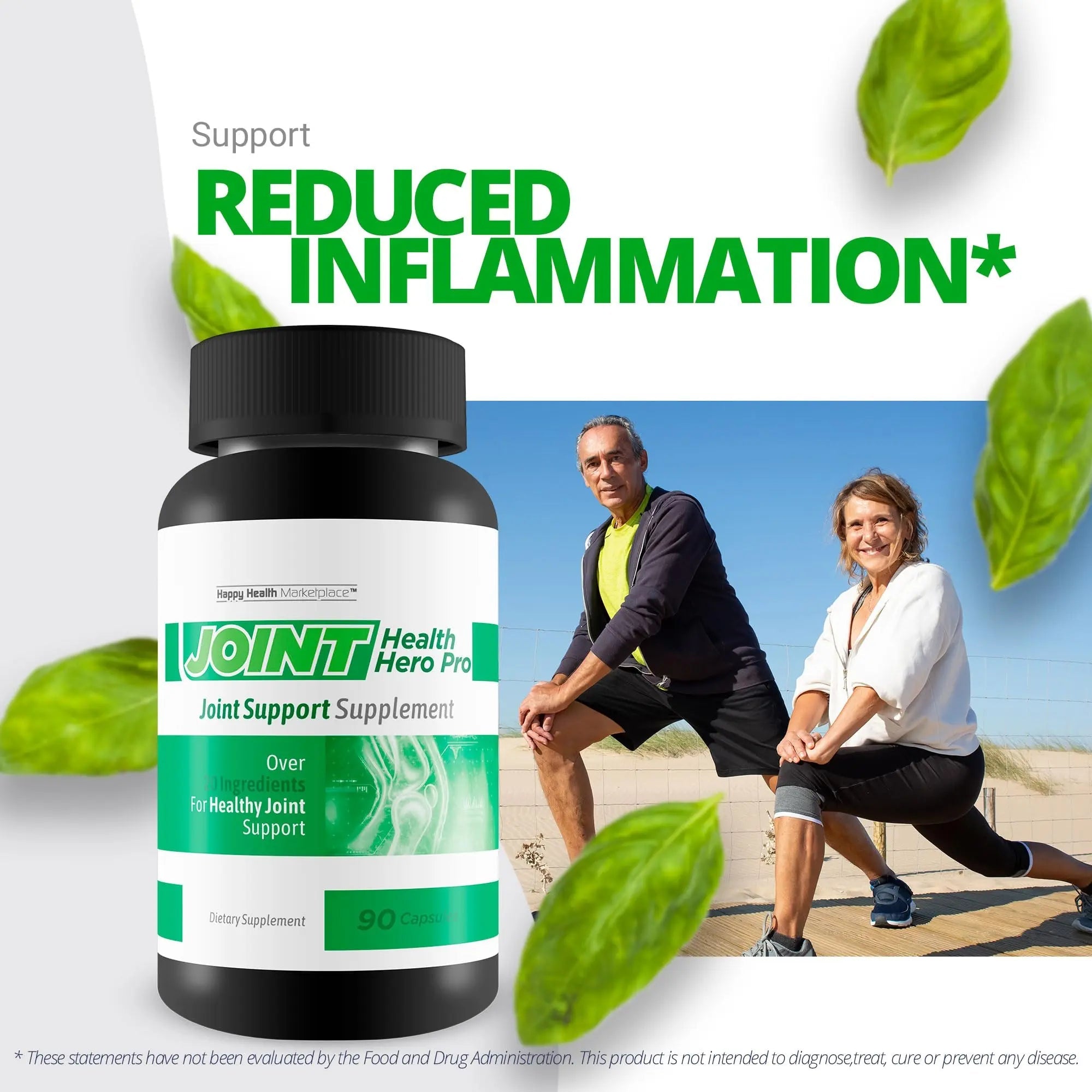 Joint Health Hero Pro - Our Best Joint & Bone Support Supplement - Turmeric - Vitamin D - Vitamin C - for Knees, Hips, Hands, Feet, Back, Neck, and More - Our Best Vitamin D Formula - TrustMedUSA