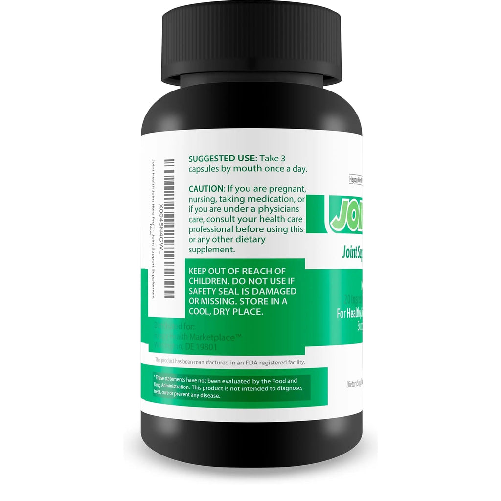 Joint Health Hero Pro - Our Best Joint & Bone Support Supplement - Turmeric - Vitamin D - Vitamin C - for Knees, Hips, Hands, Feet, Back, Neck, and More - Our Best Vitamin D Formula - TrustMedUSA