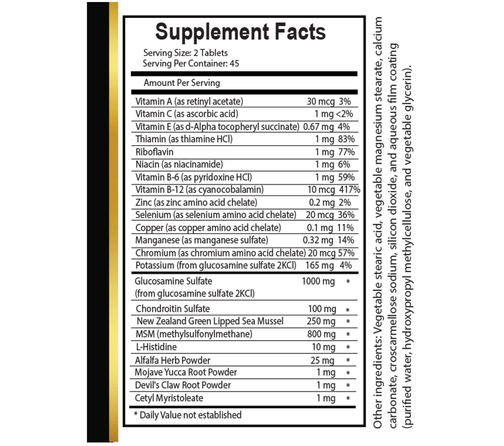 Joint Matrix PRO Natural Complex - Support Muscle Recovery, Full Joint Support, Flexibility Supplements, Natural Muscle Support - 2 Bottles 180 Tablets - TrustMedUSA