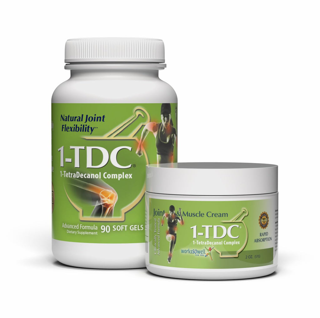 Joint & Muscle Health Soft Gels and Relief Cream 2 oz Bundle - TrustMedUSA