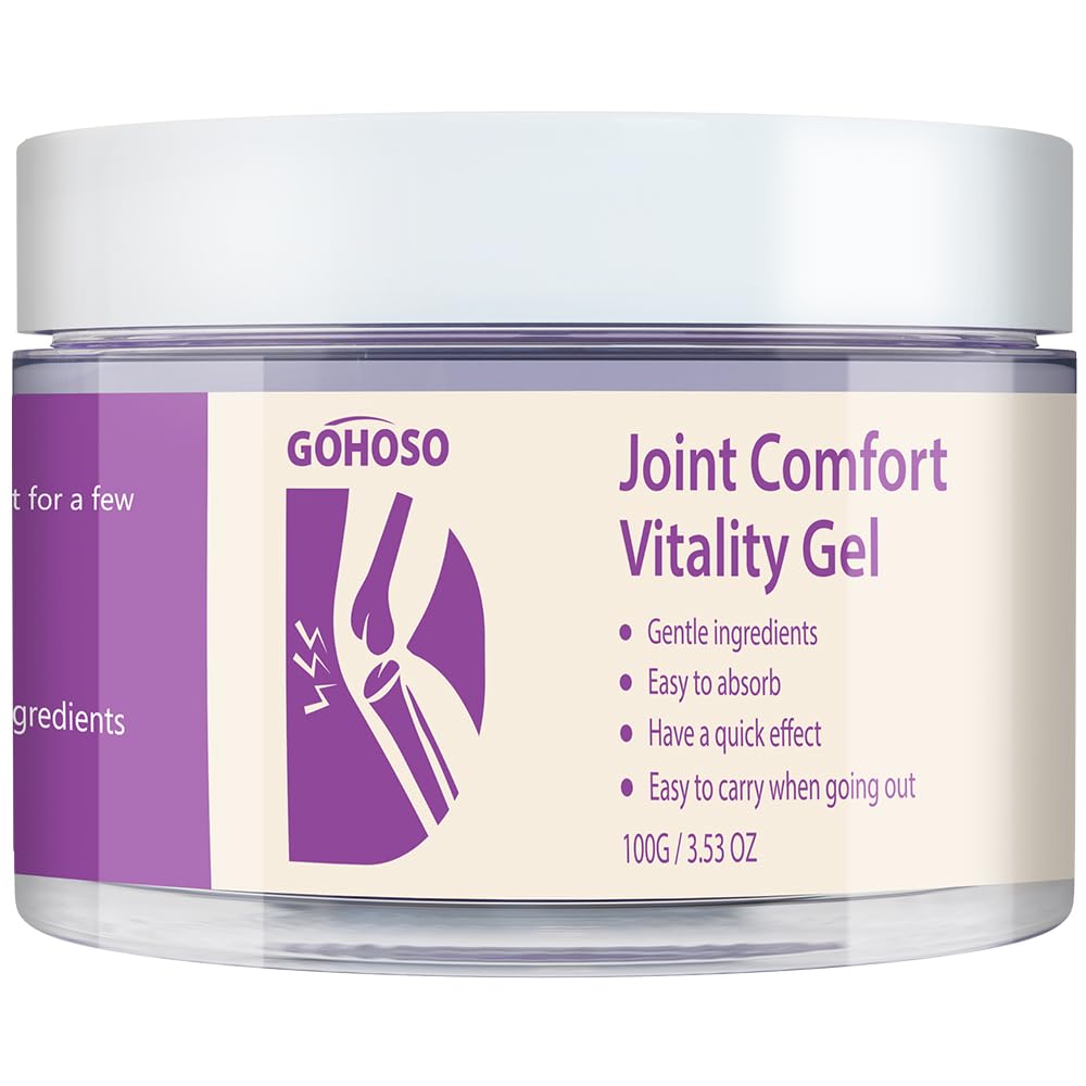 Joint Purple Gel, Cooling Massage Cream with Turmeric for Back, Neck, Joints & Muscles – Hydrating Gel for Active Lifestyles - TrustMedUSA