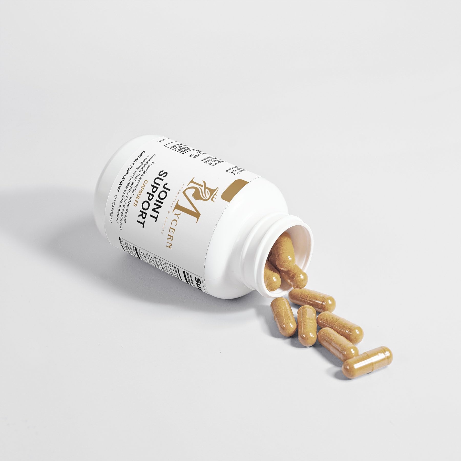 Joint Support Supplement – 60 Caps – MSM, Glucosamine HCl, Turmeric Supplement, Boswellia, Hyaluronic Acid Capsules & Black Pepper, Flexibility, Mobility & Comfort Joint Health – Made in USA - TrustMedUSA
