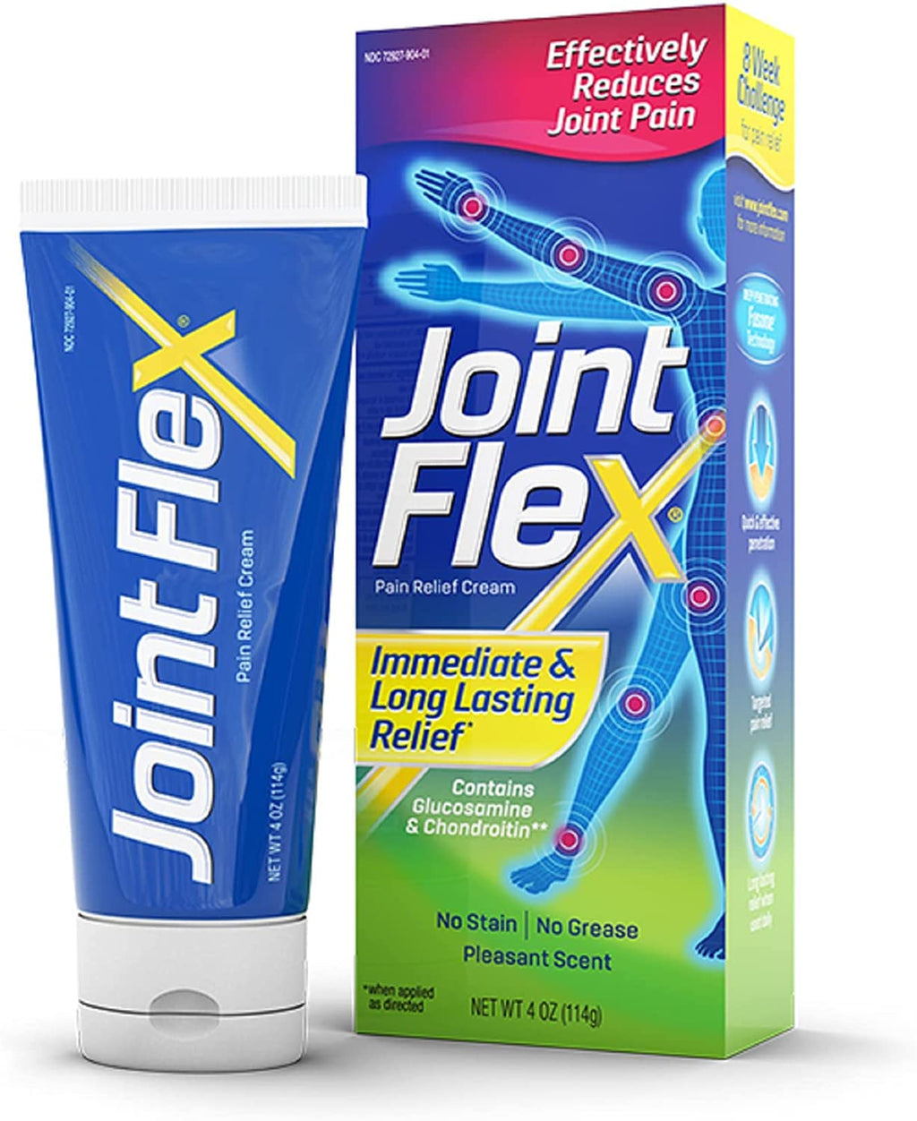 JointFlex Arthritis Pain Relief Cream, 4 oz Per Tube (10 Pack) - TrustMedUSA