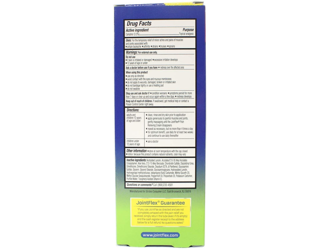 JointFlex Pain Relieving Cream 4 oz (Pack of 3) - TrustMedUSA