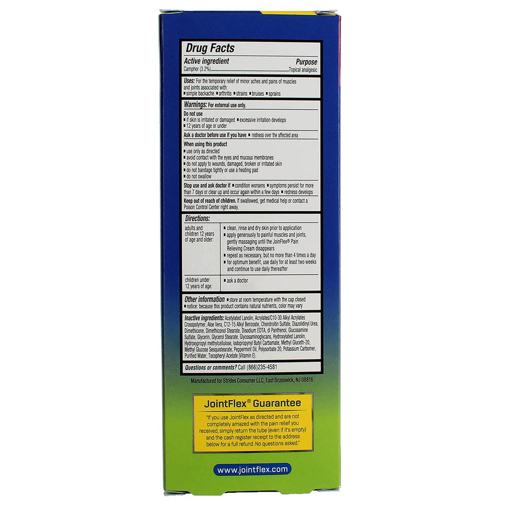 JointFlex Pain Relieving Cream 4 oz (Pack of 5) - TrustMedUSA