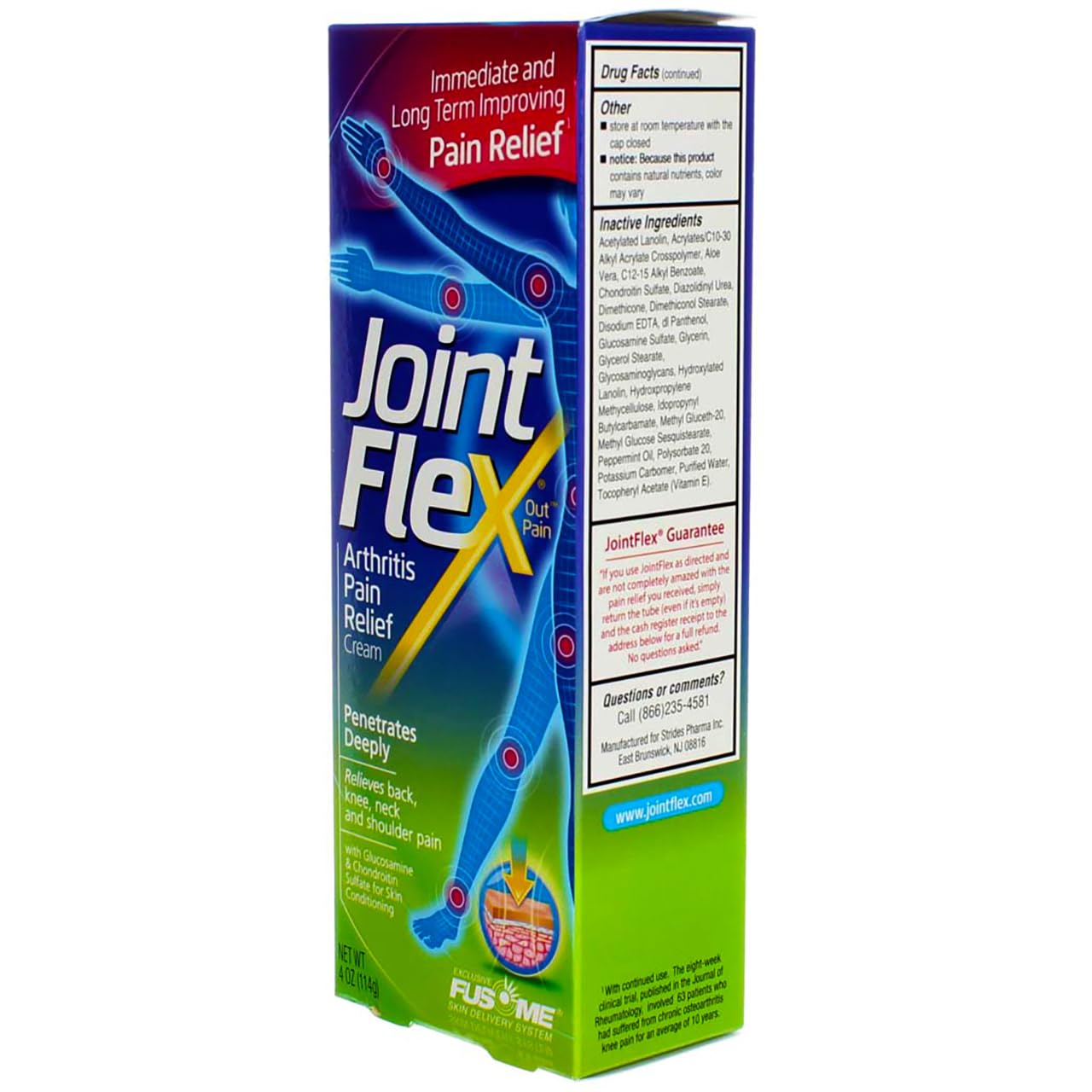 JointFlex Pain Relieving Cream 4 oz (Pack of 5) - TrustMedUSA