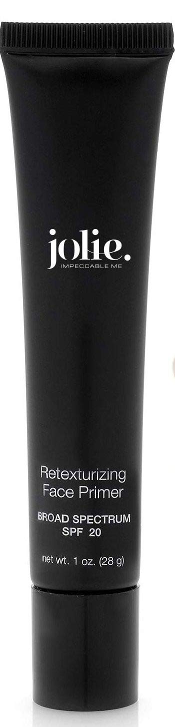 Jolie Weightless Retexturizing Face Perfecting Serum - Foundation Primer, Makeup Extender & Sunscreen SPF 20, Instantly Reveals Smoother, More Radiant Skin - TrustMedUSA