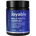 joyable by VitaSol Wellness - Male Youth Complex – Cellular Energy & Healthy Aging Support Supplement with NR, PQQ & Ergothioneine | 60 Capsules - TrustMedUSA