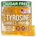 Joyli L Tyrosine Gummies 1000MG - L-Tyrosine Supplement for Kids & Adults - Calm & Focus Gummies for Brain, Memory, Mood, and Energy - 500mg L- Tyrosine Powder per Gummy - Vegan, Gluten-Free - TrustMedUSA