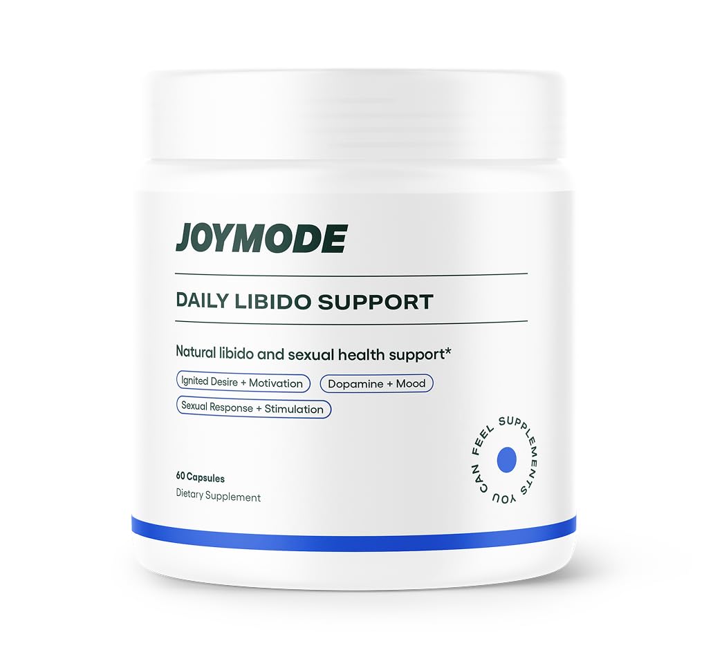 JOYMODE Daily Libido Support for Men – Natural Men’s Wellness Supplement with Shilajit, Mucuna Pruriens, Horny Goat Weed, Saffron and BioPerine – 60 Capsules, Non-GMO, Gluten-Free - TrustMedUSA