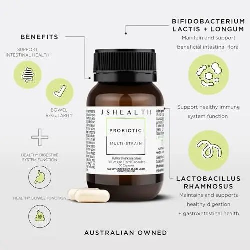 JSHealth Vitamins Gut Health and Immunity Formula | Probiotics for Women and Men - TrustMedUSA