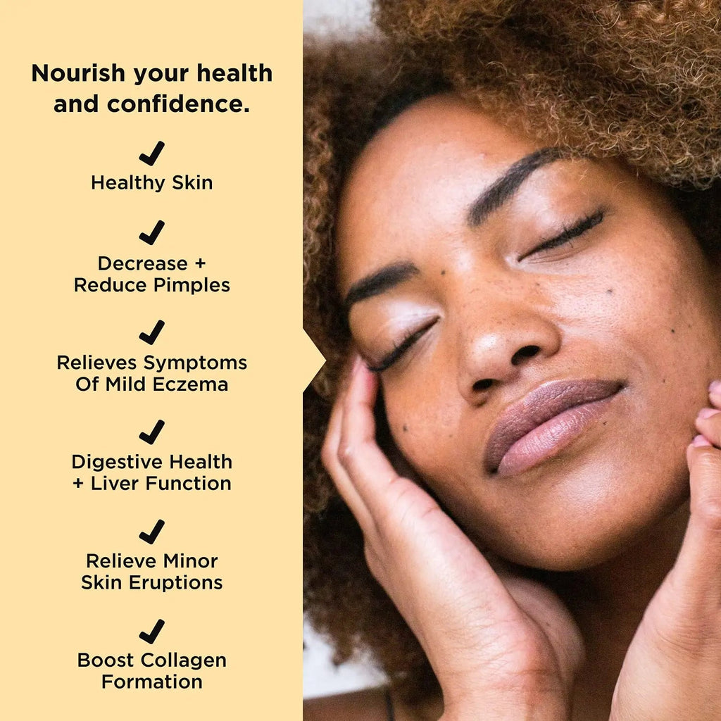 JSHealth Vitamins Skin and Digestion Formula | Skin Supplement with Zinc | Burdock - TrustMedUSA