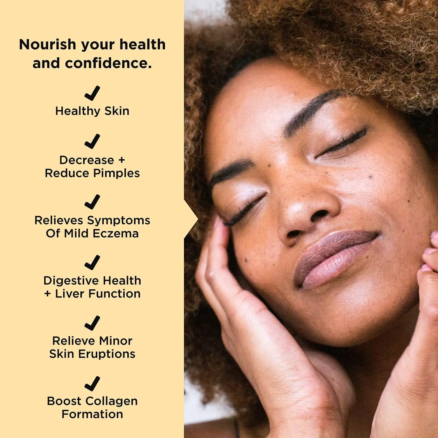 JSHealth Vitamins Skin and Digestion Formula | Skin Supplement with Zinc | Burdock - TrustMedUSA