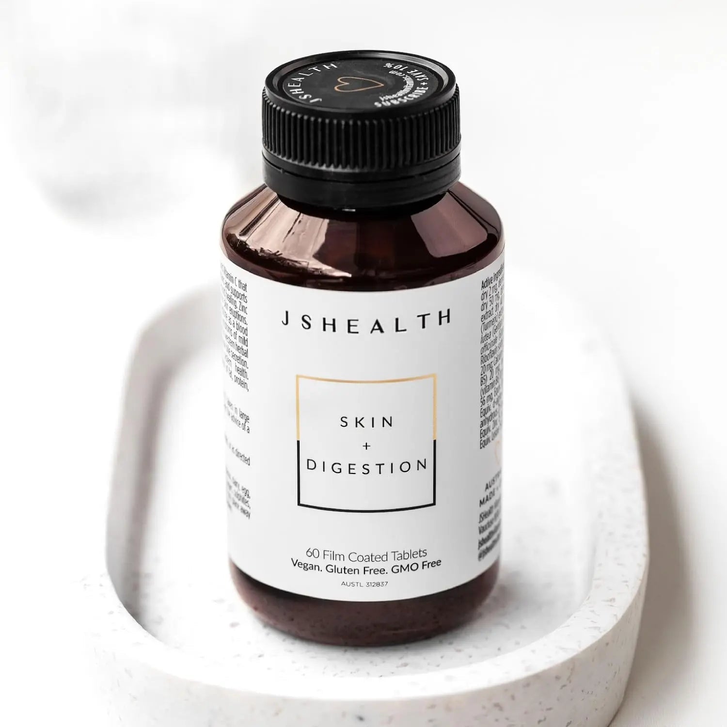 JSHealth Vitamins Skin and Digestion Formula | Skin Supplement with Zinc | Burdock - TrustMedUSA