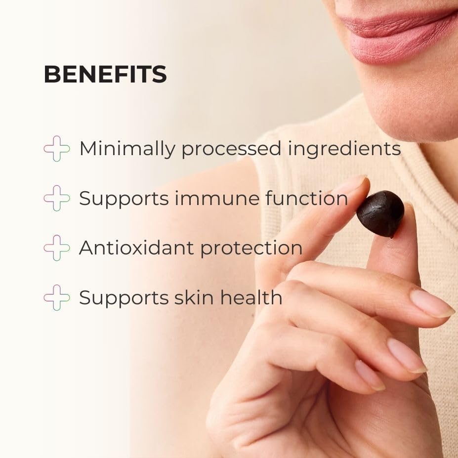 Juice Plus+ Berry Blend Soft Chews (Chewables) - Daily Nutrition from 12 Plants with Whole Fruit, Vegetable, & Berry - Raspberry, Bilberry, Blueberry, and More! for Adults and Kids - (1-mo, 30 Chews) - TrustMedUSA