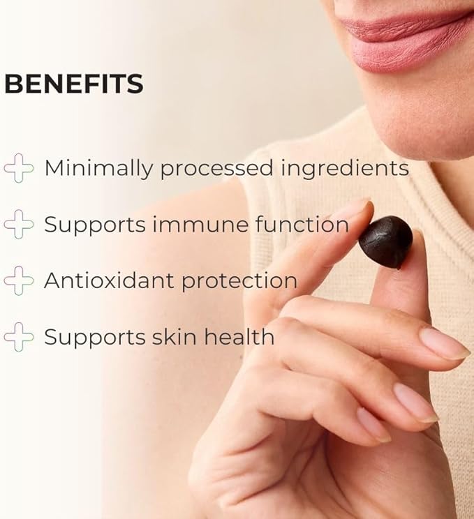 Juice Plus+ Fruit, Vegetable & Berry Blend Soft Chews (Chewables) - 30 Plant-Based Ingredients! Vegan Gummies for Kids & Adults - Gluten-Free, Non-GMO, No HFCS - Prepacked 3 Pouches (30 Chews Each) - Maple Wellness Supplements