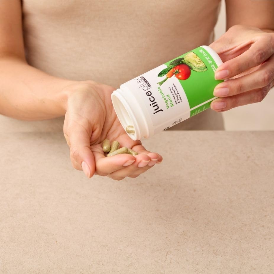 Juice Plus+ Vegetable Blend: with Broccoli, Parsley, Tomato & More - Plant-Based, Vegan, Gluten-Free, Non-GMO, Kosher - for Heart, Immune, Cognitive & Skin Health - 1 Bottle (60 Servings) - TrustMedUSA