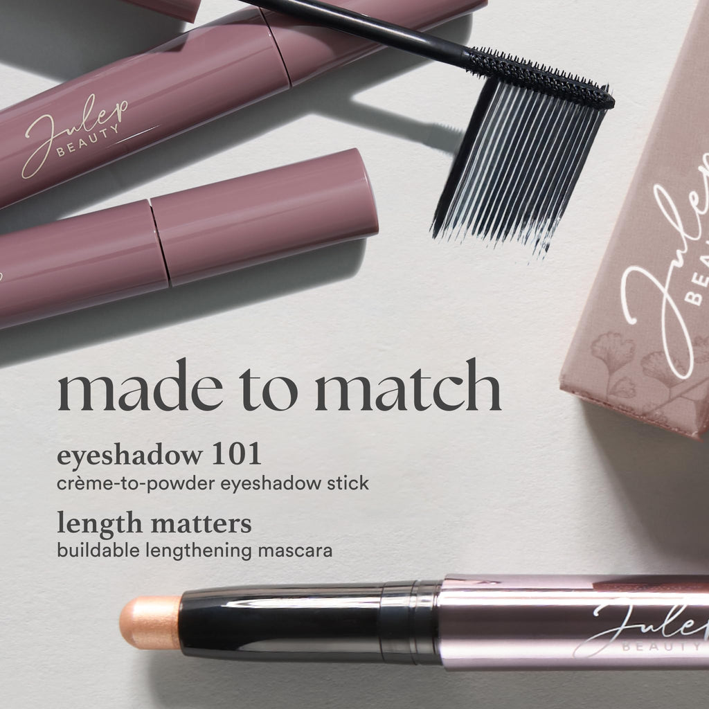 Julep Eyeshadow 101 Cream-to-Powder Waterproof Shadow Stick – Sand Shimmer – Long-Lasting, Crease-Proof, Champagne Toned Shimmer Cream Eyeshadow with Built-in Smudger - TrustMedUSA