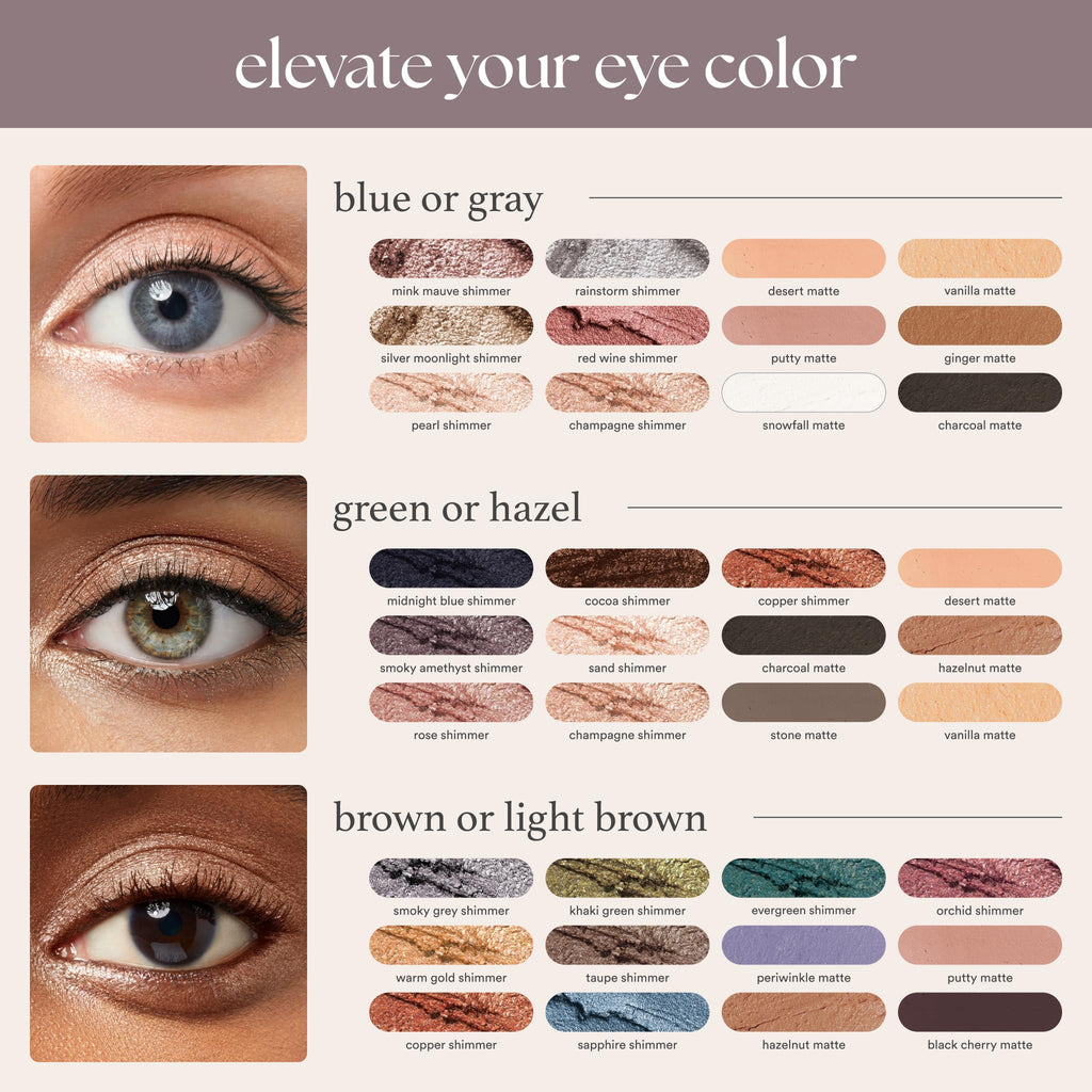 Julep Eyeshadow 101 Cream-to-Powder Waterproof Shadow Stick – Sand Shimmer – Long-Lasting, Crease-Proof, Champagne Toned Shimmer Cream Eyeshadow with Built-in Smudger - TrustMedUSA