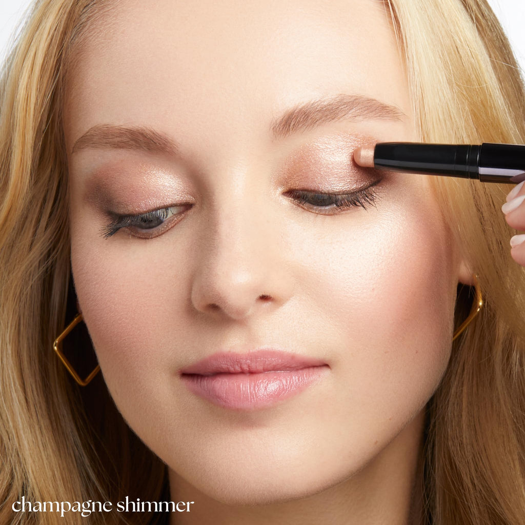 Julep Eyeshadow 101 Crème-to-Powder Waterproof Eyeshadow Stick Duo – Long-Lasting, Crease-Proof, Easy Apply with Built-in Smudger - Desert & Champagne - TrustMedUSA