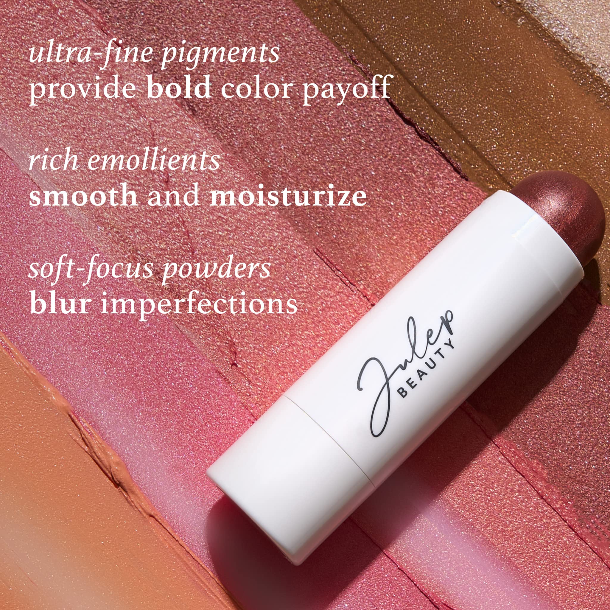 Julep Skip The Brush Cream to Powder Blush Stick - Muted Mauve - Blendable and Buildable Color - 2-in-1 Blush and Lip Makeup Stick - TrustMedUSA