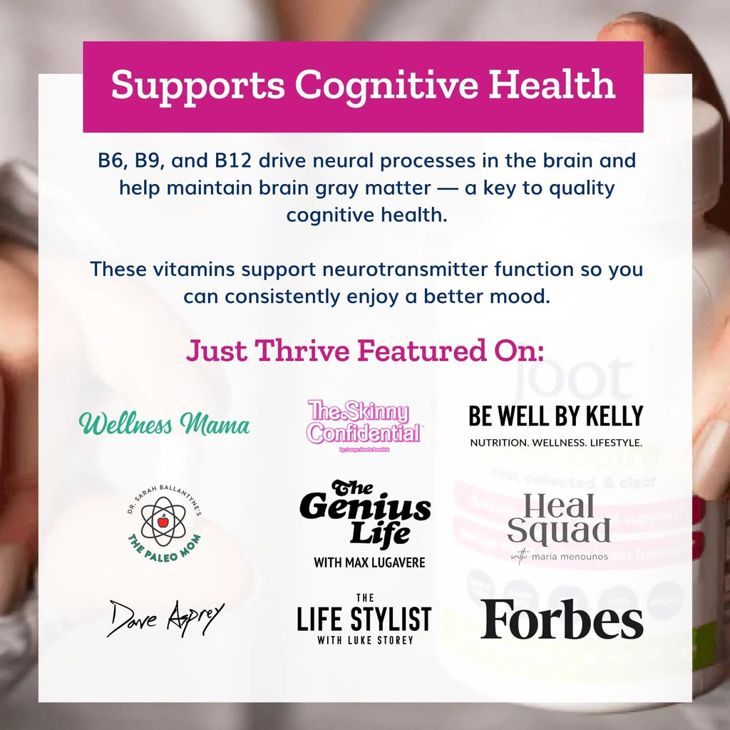 Just Thrive - Just Calm - Cortisol Manager - Calming, Memory, and Mood Support Supplement - Vegan, 30 Calm Capsules - TrustMedUSA