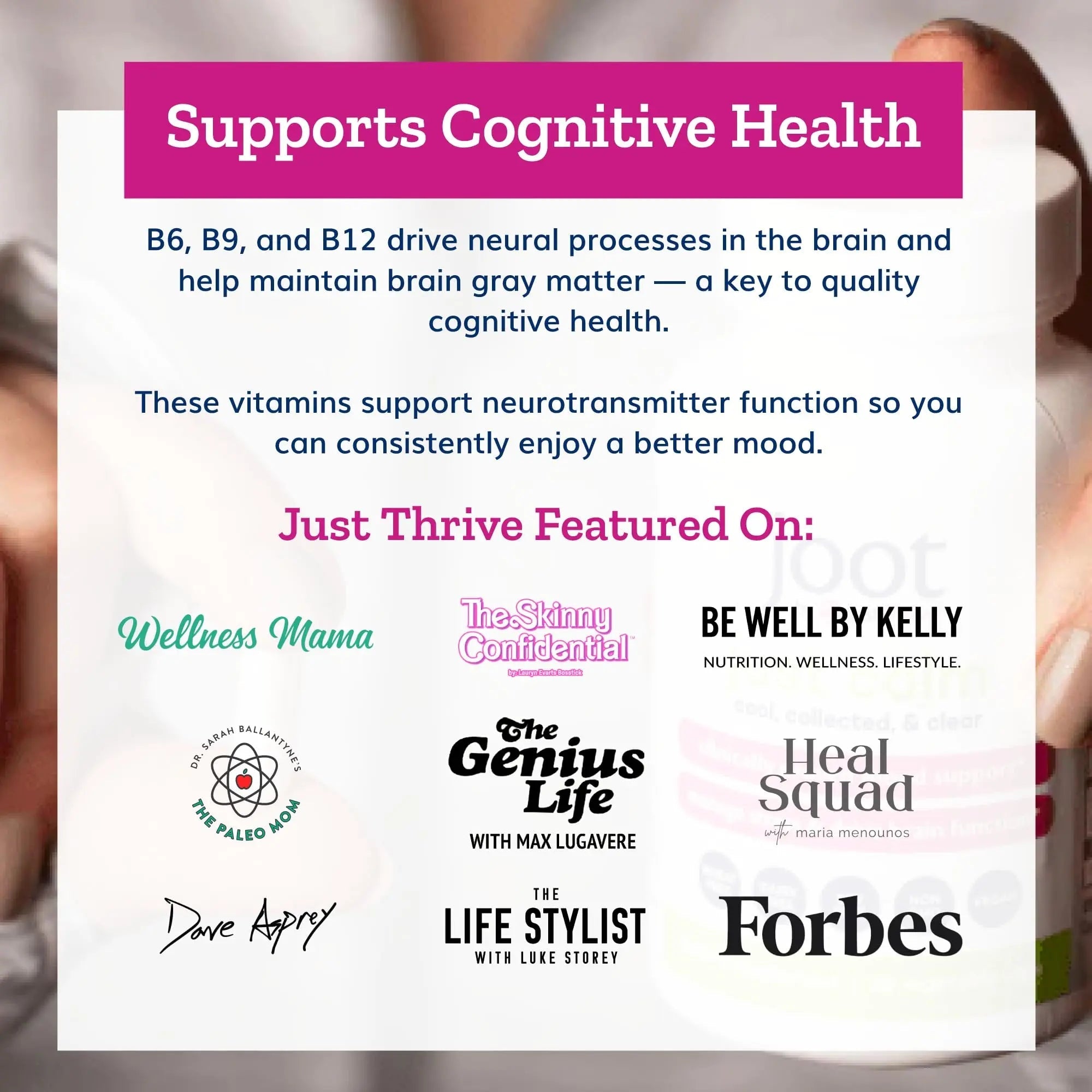 Just Thrive - Just Calm - Cortisol Manager - Calming, Memory, and Mood Support Supplement - Vegan, 30 Calm Capsules - TrustMedUSA
