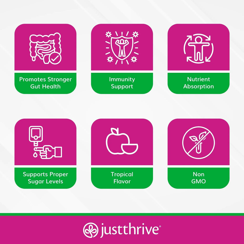 Just Thrive PREbiotic Powder - Digestive and Immune Support Supplement, 150 g - TrustMedUSA