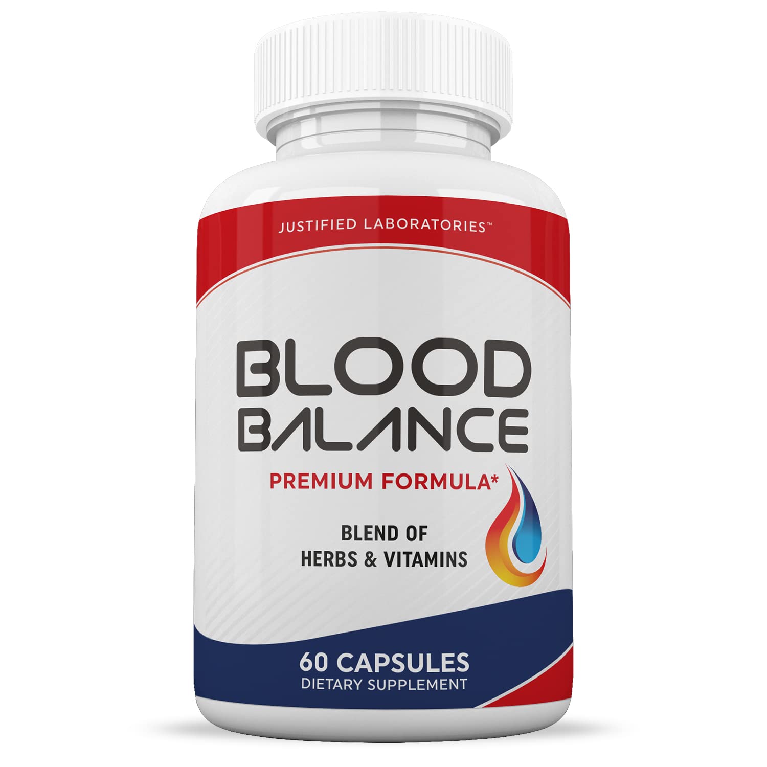 Justified Laboratories (2 Pack Blood Balance Advanced Formula 620MG Formula Supplement Pills 120 Capsules - TrustMedUSA