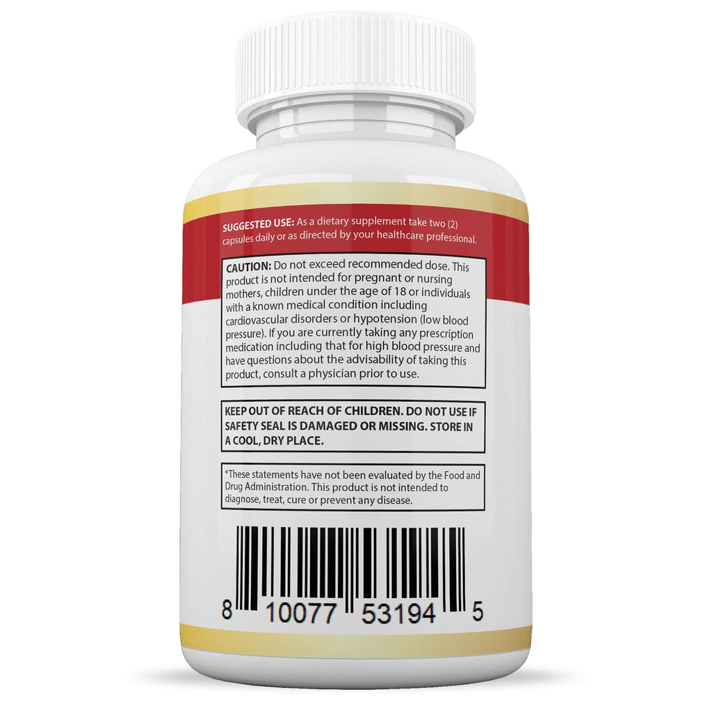 Justified Laboratories (2 Pack Blood Balance Max 1295MG Formula Supplement Pills 120 Capsules - TrustMedUSA