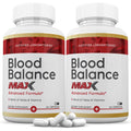 Justified Laboratories (2 Pack Blood Balance Max 1295MG Formula Supplement Pills 120 Capsules - TrustMedUSA