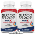 Justified Laboratories (2 Pack Blood Balance Max 1295MG Formula Supplement Pills - TrustMedUSA