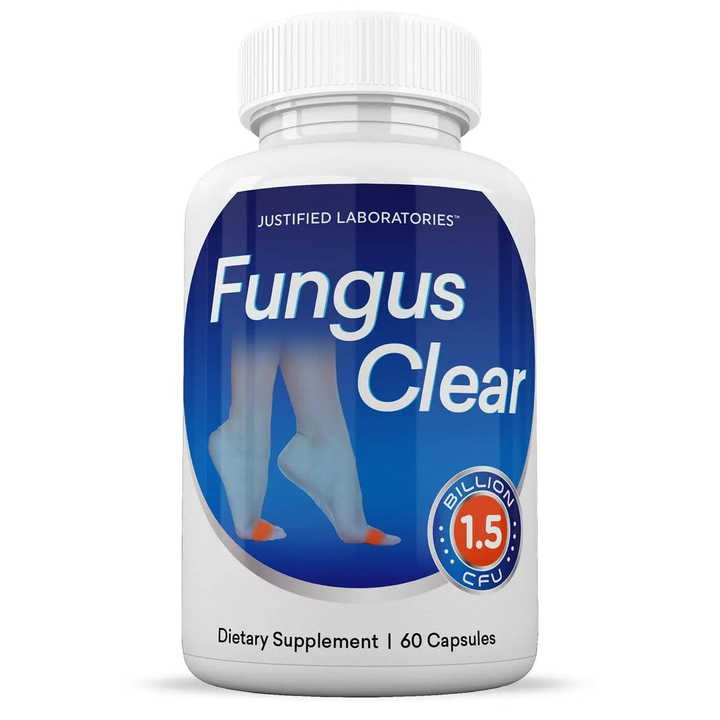 Justified Laboratories (2 Pack) Fungus Clear 1.5 Billion CFU Probiotic Pills 120 Capsules - TrustMedUSA