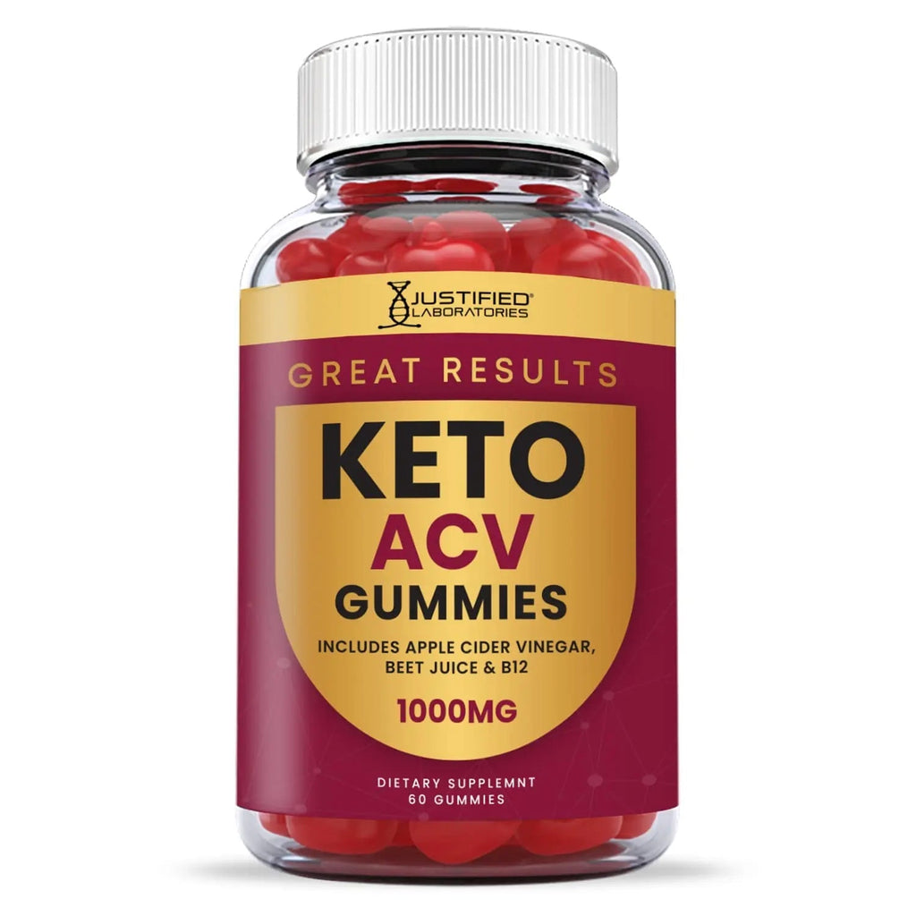 Justified Laboratories (2 Pack) Great Results Keto ACV Gummies 1000MG - TrustMedUSA