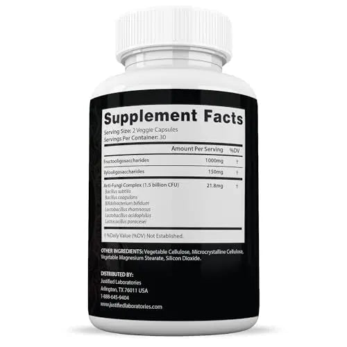 Justified Laboratories (2 Pack) Metanail 1.5 Billion CFU Probiotic Nail Support 120 Capsules - TrustMedUSA