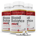 Justified Laboratories (3 Pack Blood Balance Max 1295MG Formula Supplement Pills - TrustMedUSA