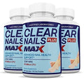 Justified Laboratories (3 Pack) Clear Nails Plus Max Pills 40 Billion CFU Probiotic 60 Caps - TrustMedUSA