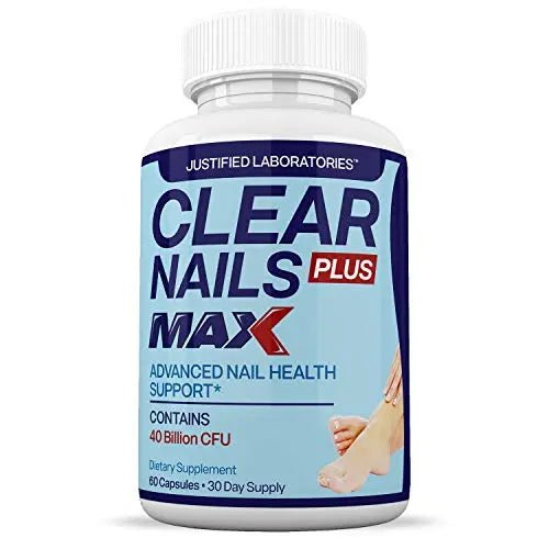 Justified Laboratories (3 Pack) Clear Nails Plus Max Pills 40 Billion CFU Probiotic 60 Caps - TrustMedUSA