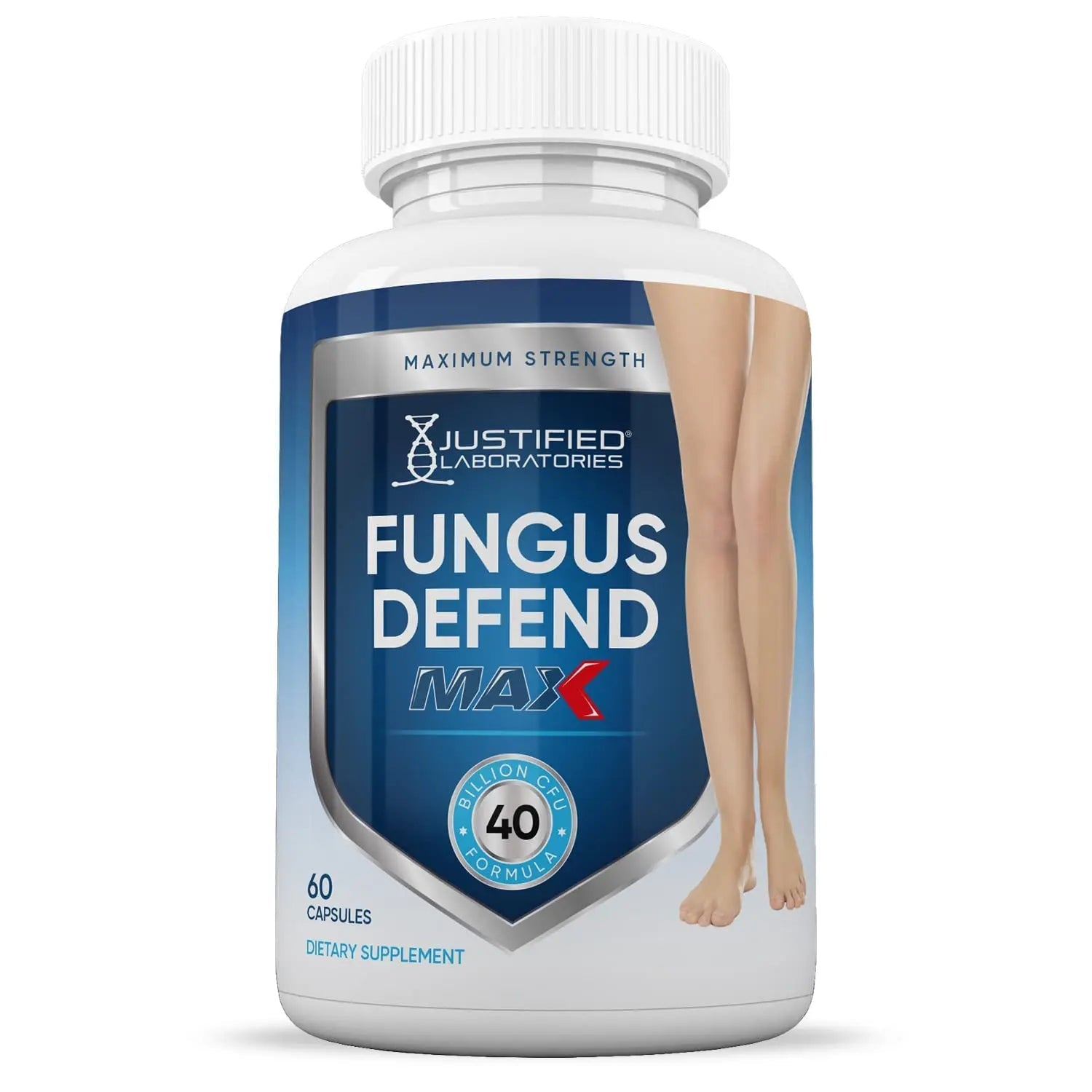 Justified Laboratories (3 Pack) Fungus Defend Max Pills 40 Billion CFU Probiotic 180 Capsules - TrustMedUSA