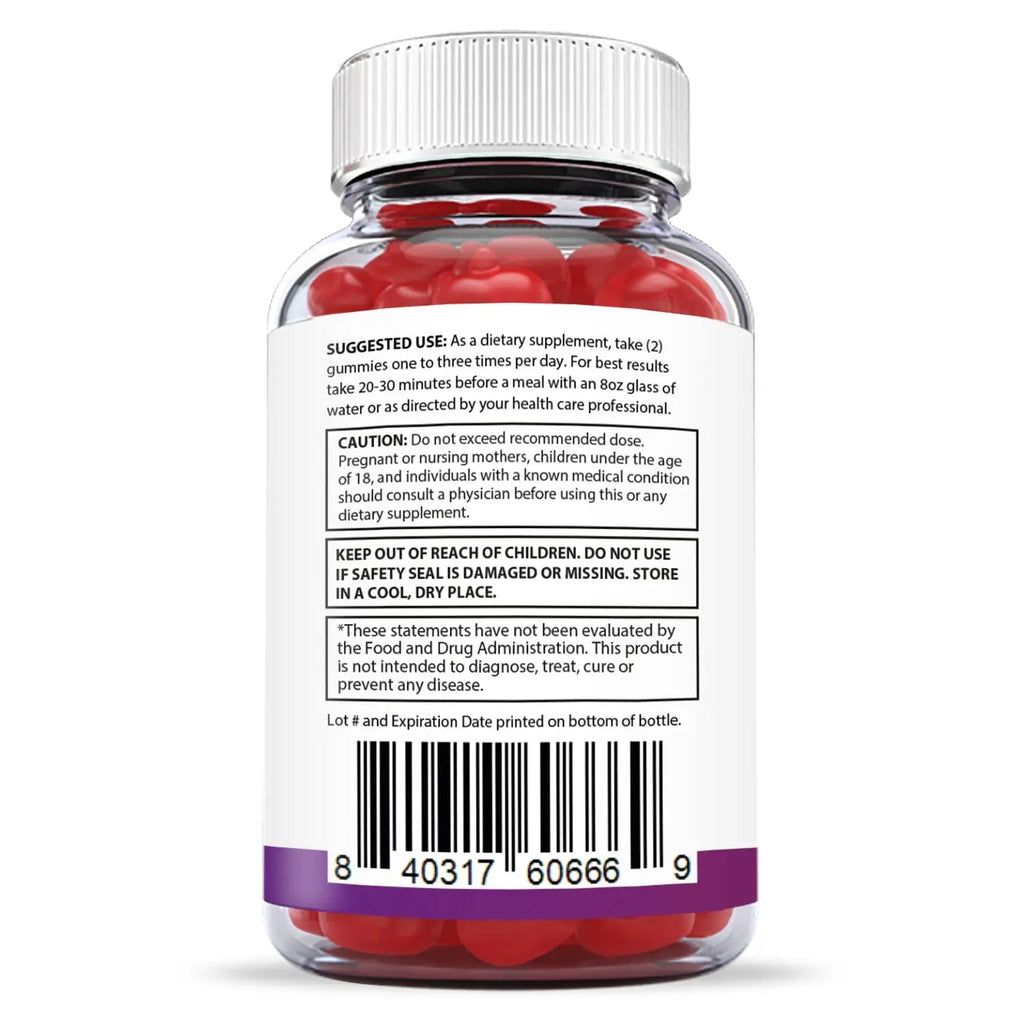 Justified Laboratories (3 Pack) Ketofitastic Keto Gummies 1000MG ACV with Pomegranate - TrustMedUSA