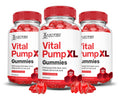 Justified Laboratories (3 Pack) Vital Pump XL Performance Gummies 1000MG Advanced Formula Vital PumpXL Formulated with Beet Juice ACV Pomegranate Beet Powder B12 Vegan Non GMO 180 Gummys - TrustMedUSA