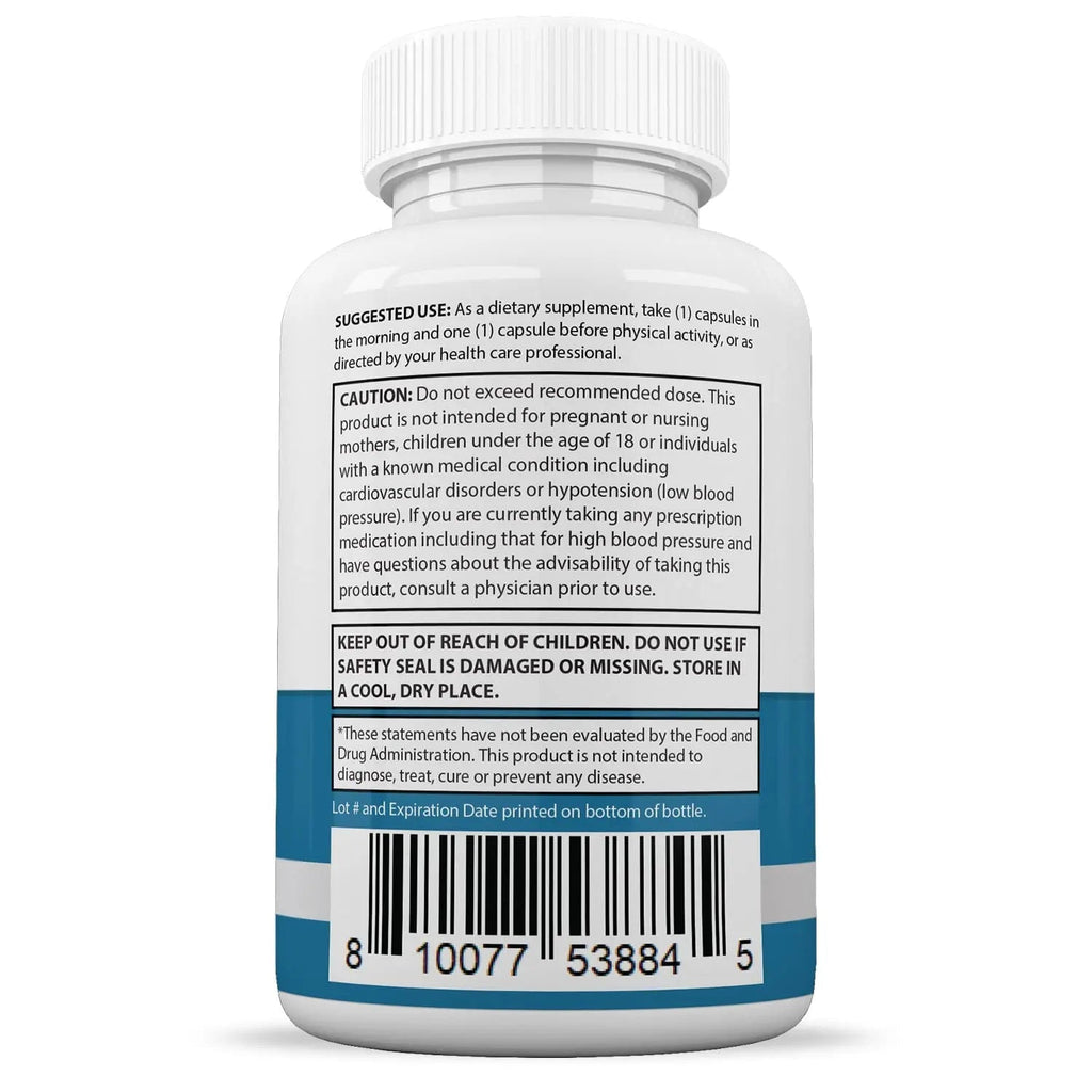 Justified Laboratories (5 Pack) Glucotrust Max 1295MG Formula Supplement Pills 300 cap - TrustMedUSA