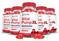 Justified Laboratories (5 Pack) Vital Pump XL Performance Gummies 1000MG Advanced Formula Vital PumpXL Formulated with Beet Juice ACV Pomegranate Beet Powder B12 Vegan Non GMO 300 Gummys - TrustMedUSA