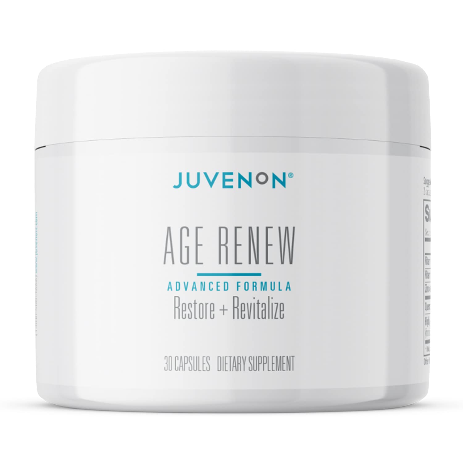 Juvenon AgeRenew Beta Glucan Anti Aging Immunity Support Supplement, Beta Glucan with Zinc Quercetin for Immune Defense Boost - TrustMedUSA