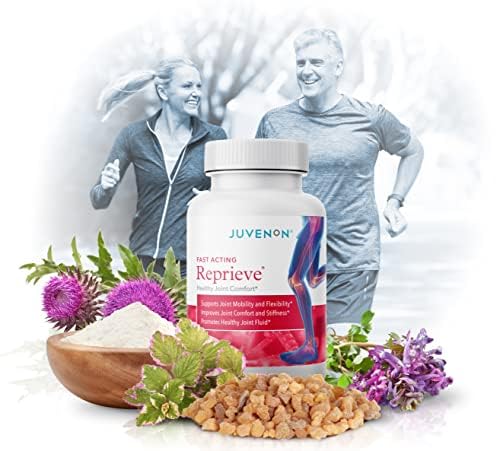 Juvenon Reprieve Capsules (60 Capsules) - Fast-Acting, Joint Comfort Supplement and Effective Joint Support Solution, Research Verified - TrustMedUSA