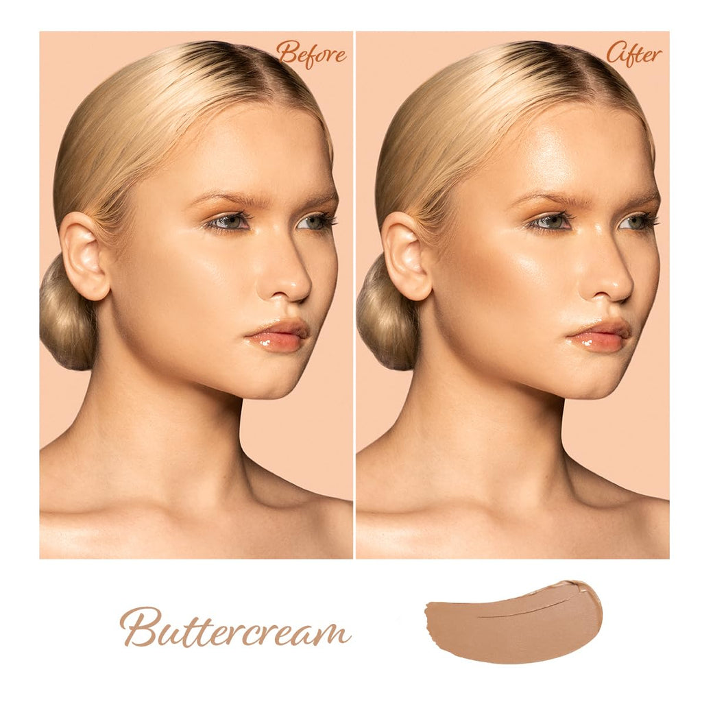 Juvia's Place Bronzed Cream Bronzer - Buttercream - Smooth Cream Bronzer Pot for Sun-Kissed Glow & Warmth, Buildable & Blendable Makeup Contour with Long-Lasting Matte Shimmer Finish, Highly Pigmented - TrustMedUSA