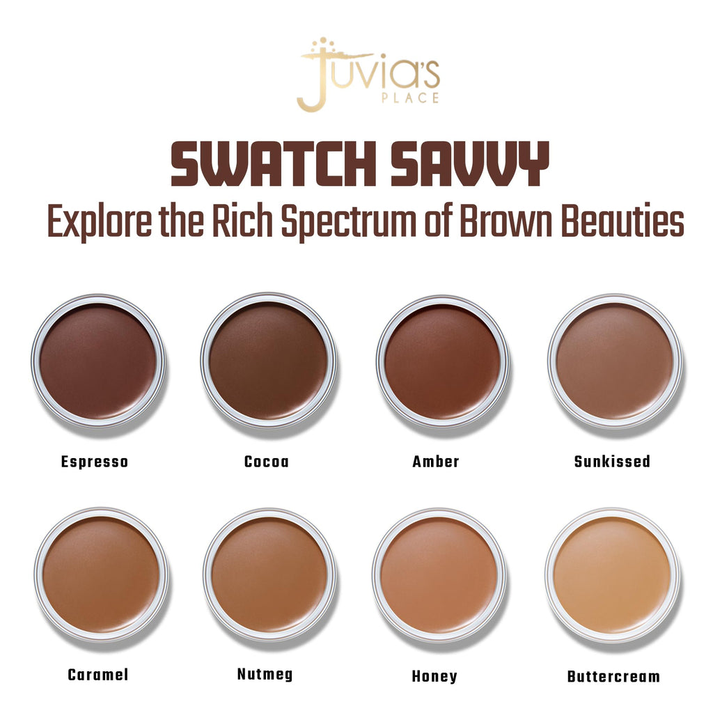 Juvia's Place Bronzed Cream Bronzer - Sunkissed - Smooth Cream Bronzer Pot for Sun-Kissed Glow & Warmth, Buildable & Blendable Makeup Contour with Long-Lasting Matte Shimmer Finish, Highly Pigmented - TrustMedUSA