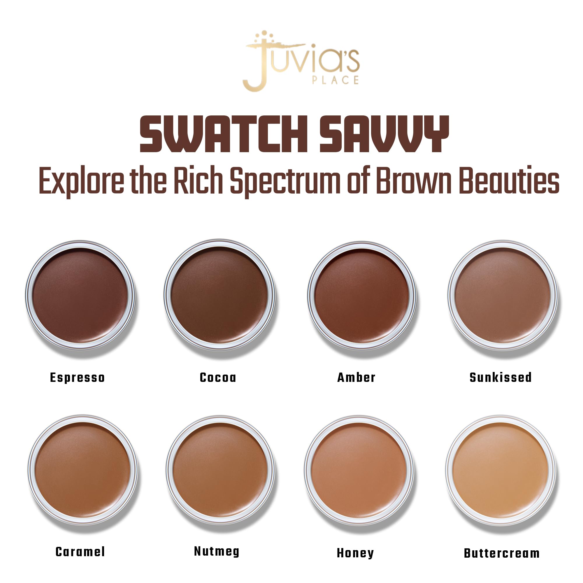 Juvia's Place Bronzed Cream Bronzer - Sunkissed - Smooth Cream Bronzer Pot for Sun-Kissed Glow & Warmth, Buildable & Blendable Makeup Contour with Long-Lasting Matte Shimmer Finish, Highly Pigmented - TrustMedUSA